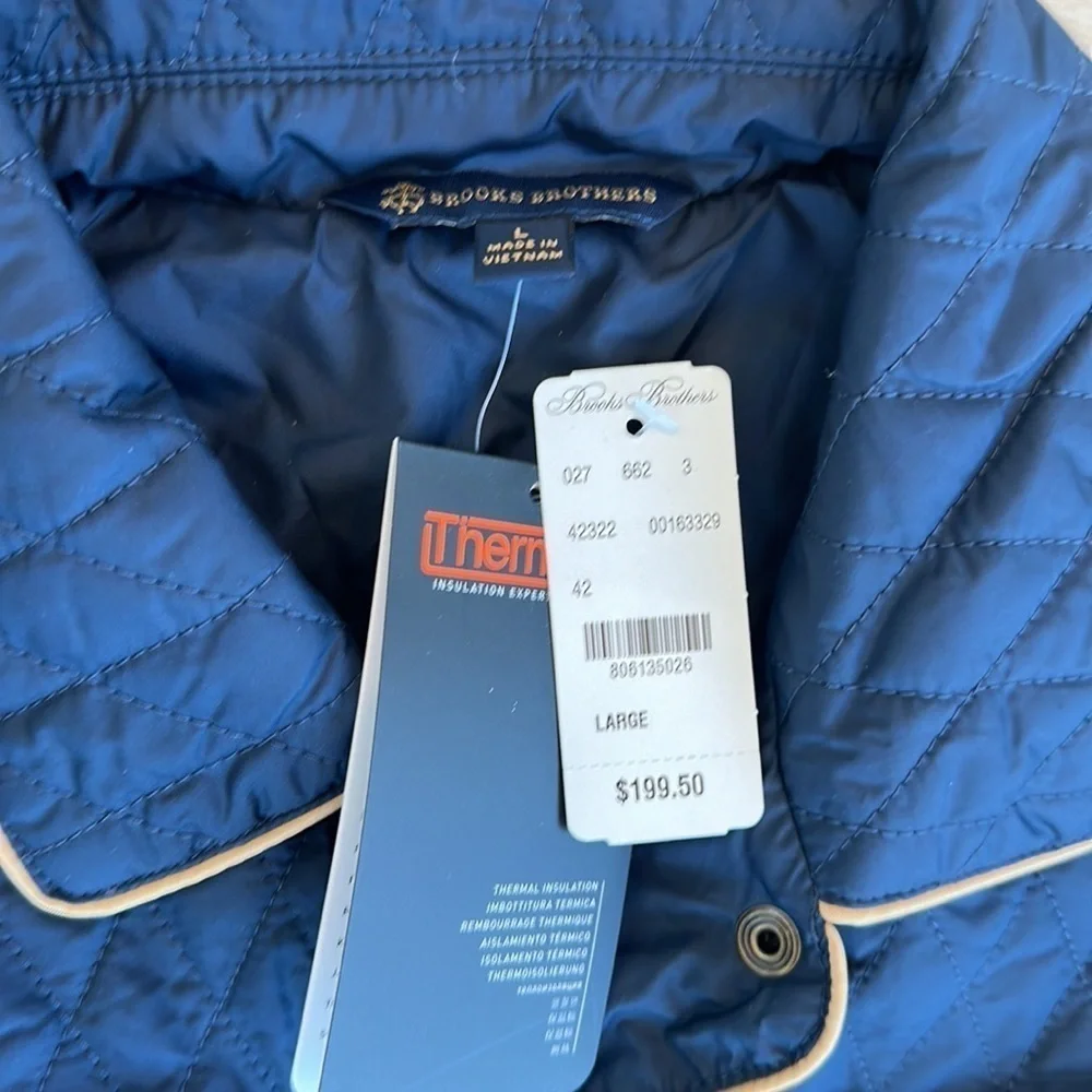 Brooks Brothers Blue Quilted Jacket - Picture 2 of 5